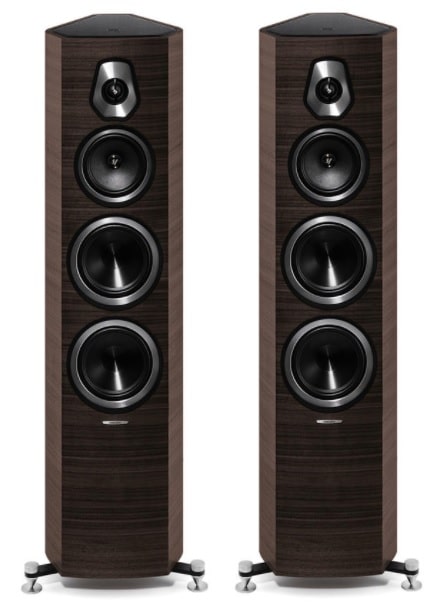 Sonus Faber Sonetto V kolumny podłogowe wenge front